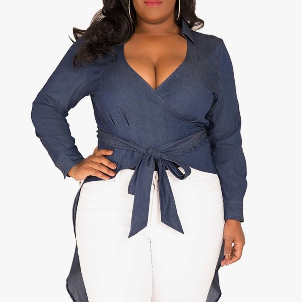 🆕 Poetic Justice Wrap Shirt